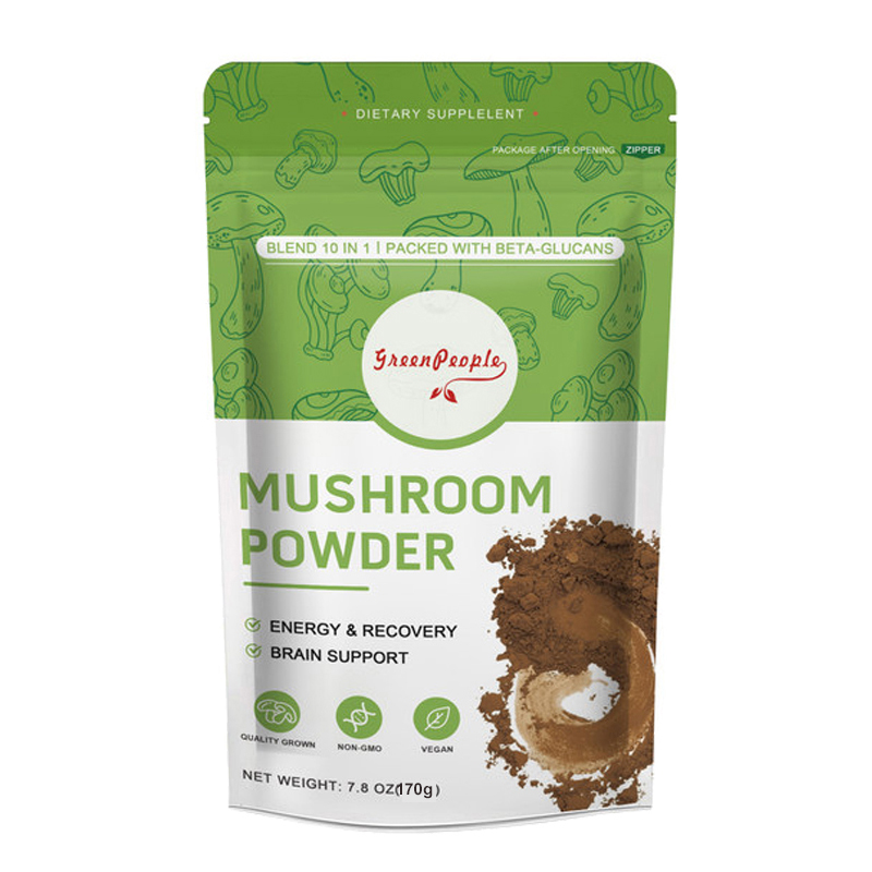 Lion Mane Mushroom - 그린피플 10-in-1 버섯류 사자갈기버섯 보충제 파우더