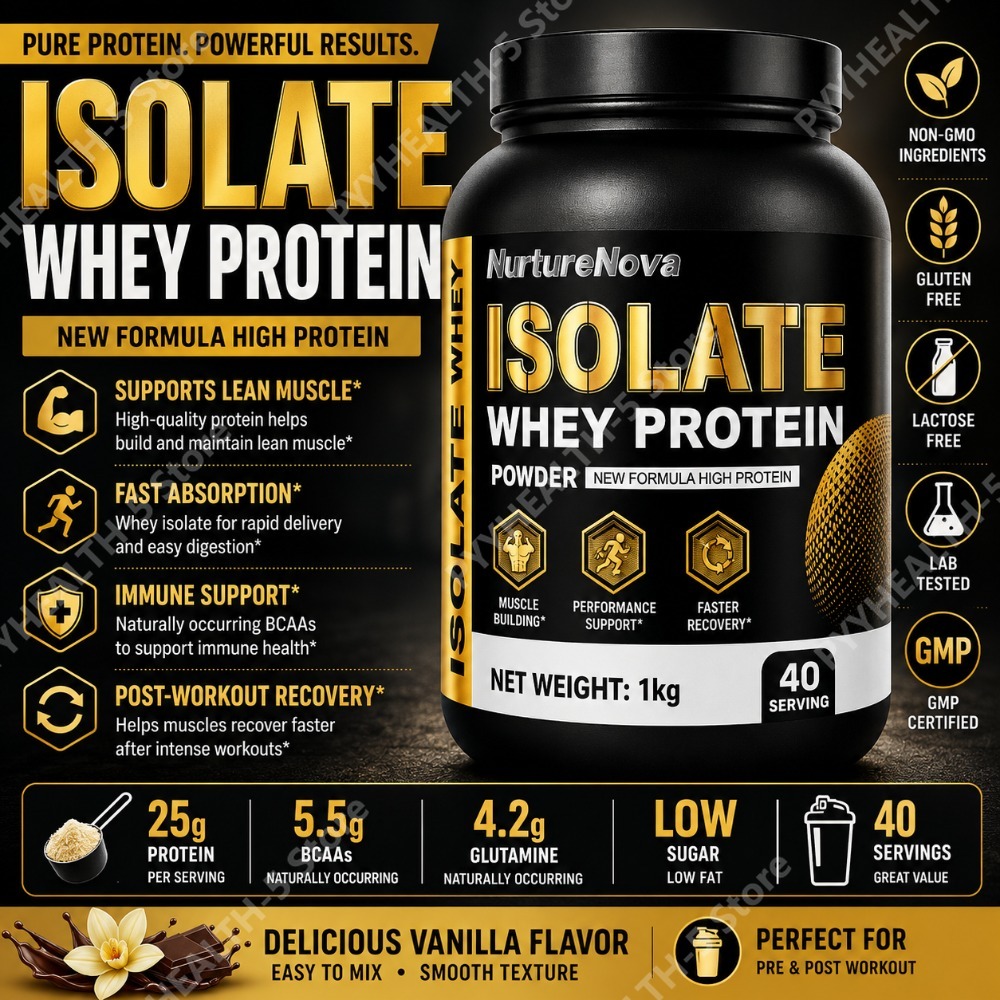 Nutrition Sports Fitness - 아이솔레이트 웨이 프로틴 파우더 1kg 고단백