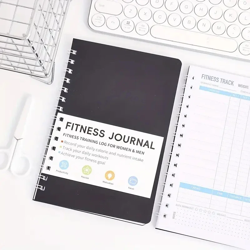나선형 노트 일일 운동 및 영양 계획표 32매 피트니스 - Fitness Nutrition Journal 리뷰 및 가격