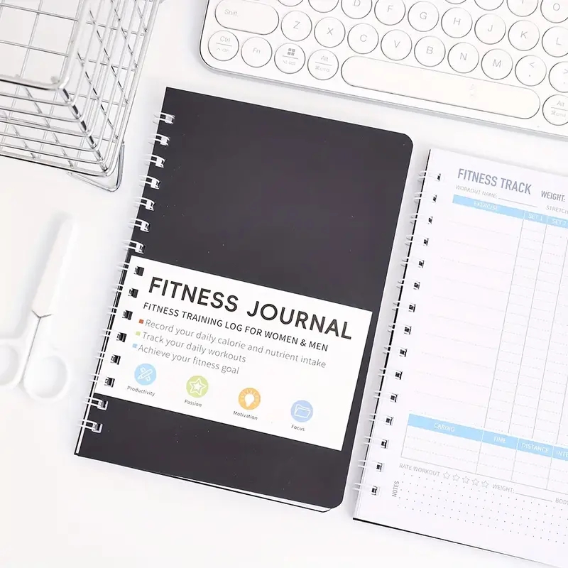 피트니스 저널 노트북 일일 운동 및 영양 계획표 32매 - Fitness Nutrition Journal 리뷰 및 가격