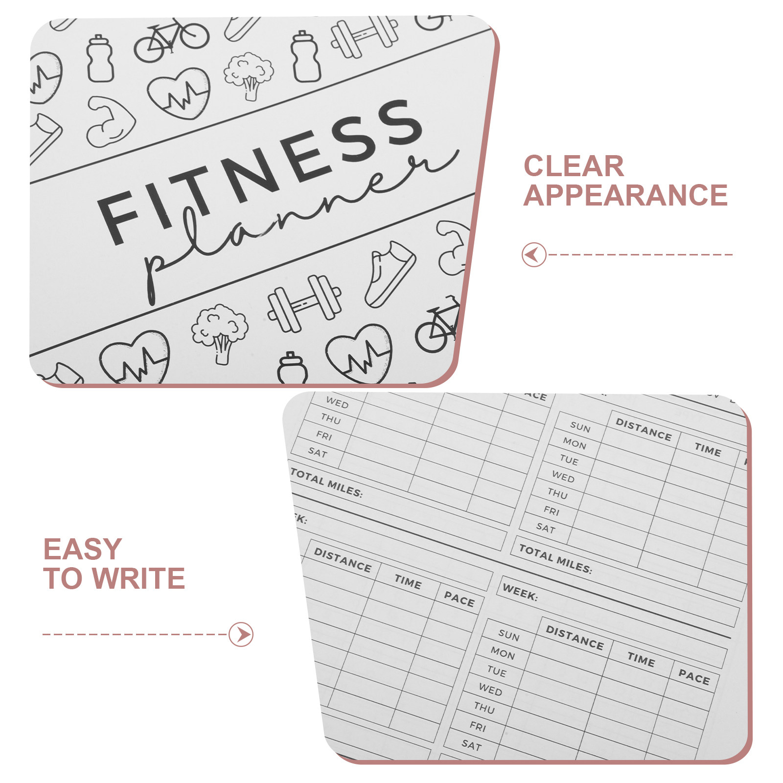 피트니스 플래너 피트니스 운동 일지 11.7x8.5 운 - Fitness Nutrition Journal 리뷰 및 가격